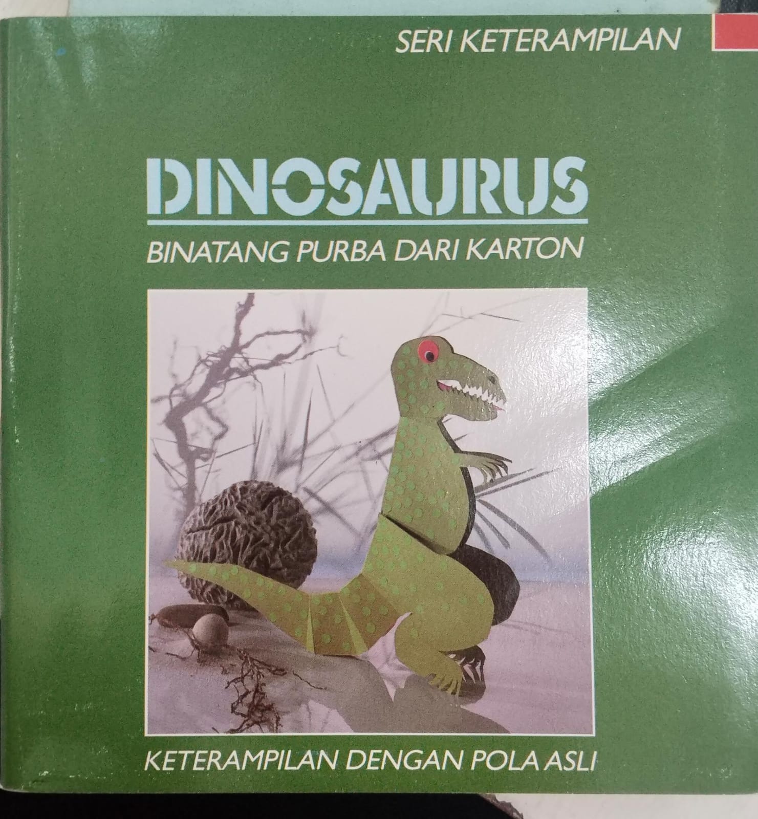 DINOSAURUS (Binatang Purba dari Karton ) Keterampilan dengan pola asli