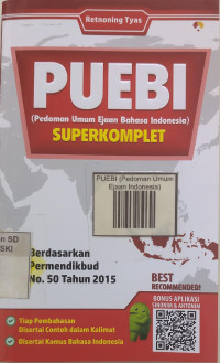 Image of PUEBI (Pedoman Umum Ejaan Indonesia)