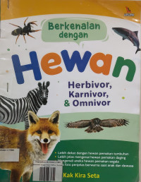 Image of Berkenalan dengan Hewan 'Herbivor, Karnivor, & Omnivora'