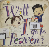 Image of WILL I GO TO HEAVEN
